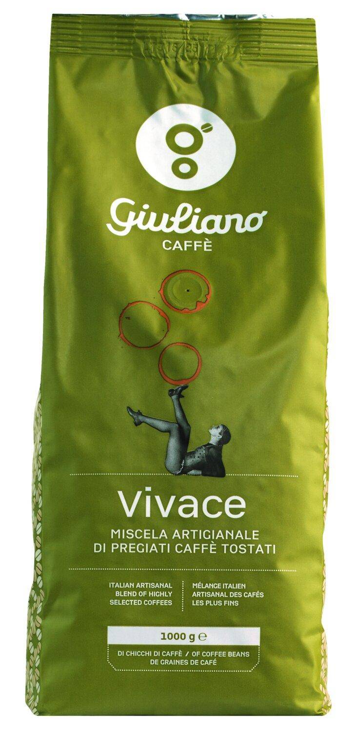 Giuliano - Vivace Espressobohnen, 1 kg Beutel