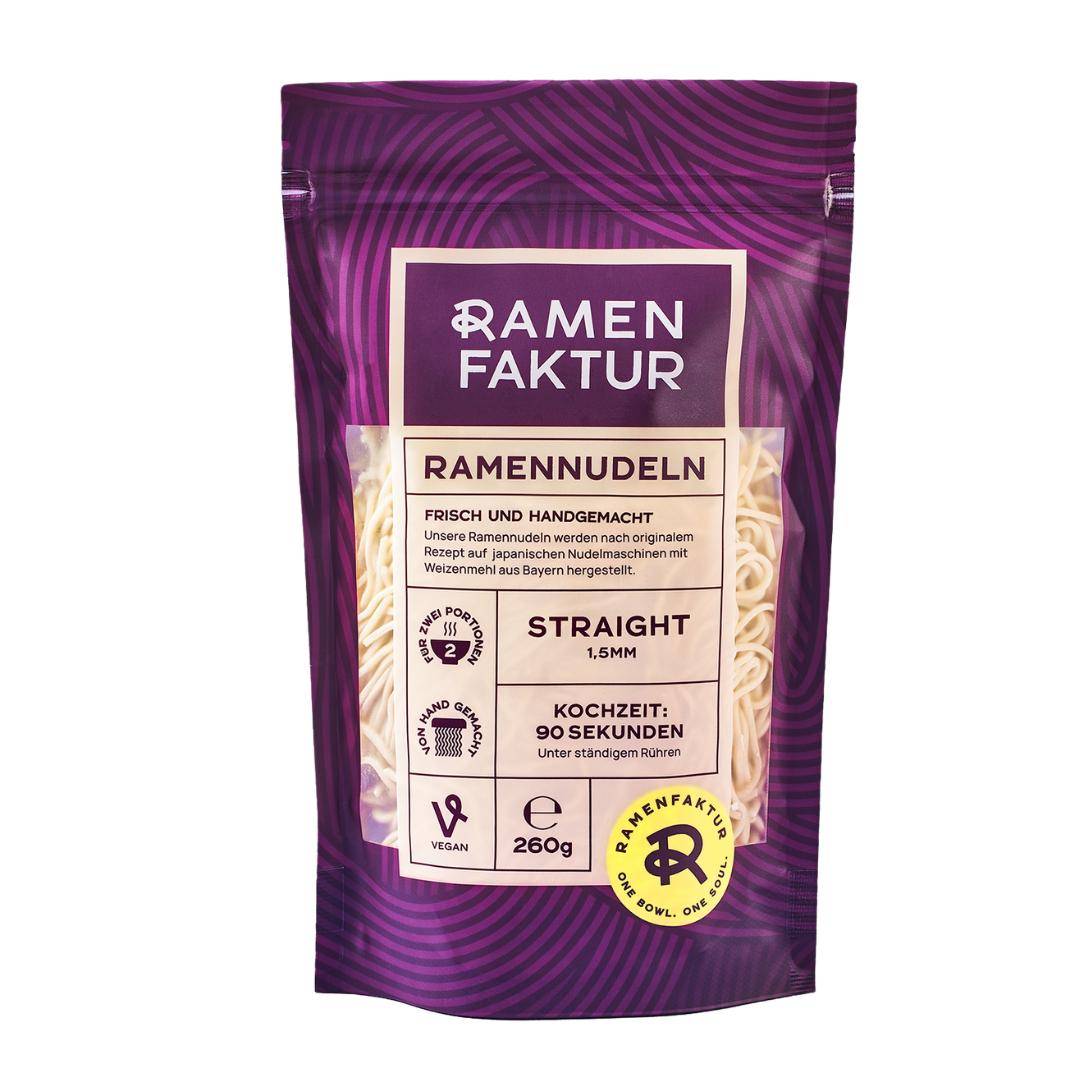 Ramenfaktur - Ramen Nudeln Straight, 260 g Beutel