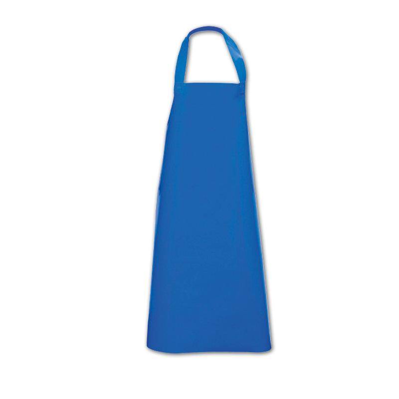 Best4Food - "Bären PU" Folienschürze, mit praktischen Gummiverschluss, blau, Größe: 120 cm