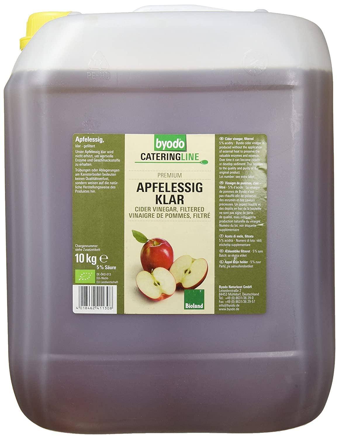 Byodo - Bio Apfelessig, klar, 10 kg Kanister