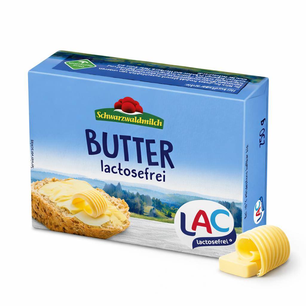 LAC - lactosefreie Butter, 250 g Packung