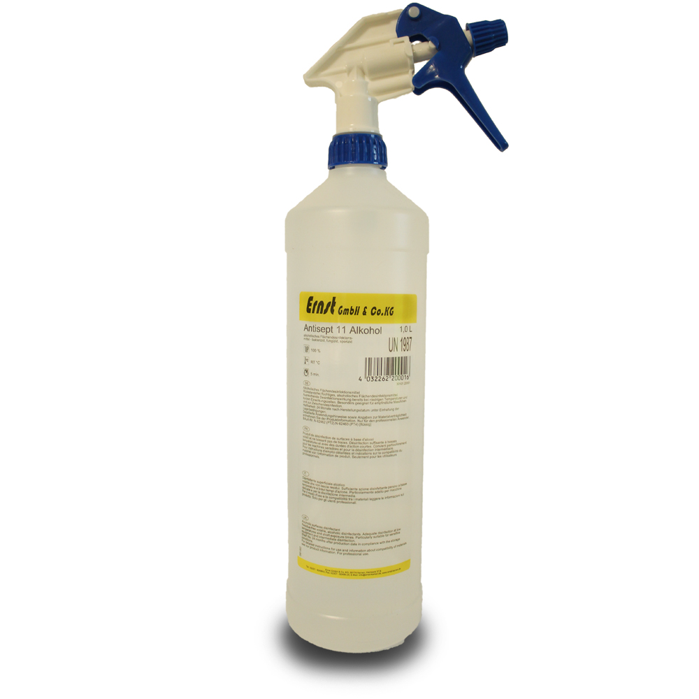 Ernst - Antisept 11, alkoholische Desinfektion, 1 l Sprühflasche Ernst - Antisept 11, alkoholische Desinfektion, 1 l Sprühflasche