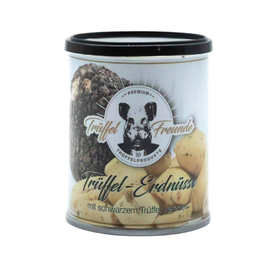 Trüffelfreunde - Trüffel-Erdnüsse mit schwarzem Trüffel, 60 g Dose
