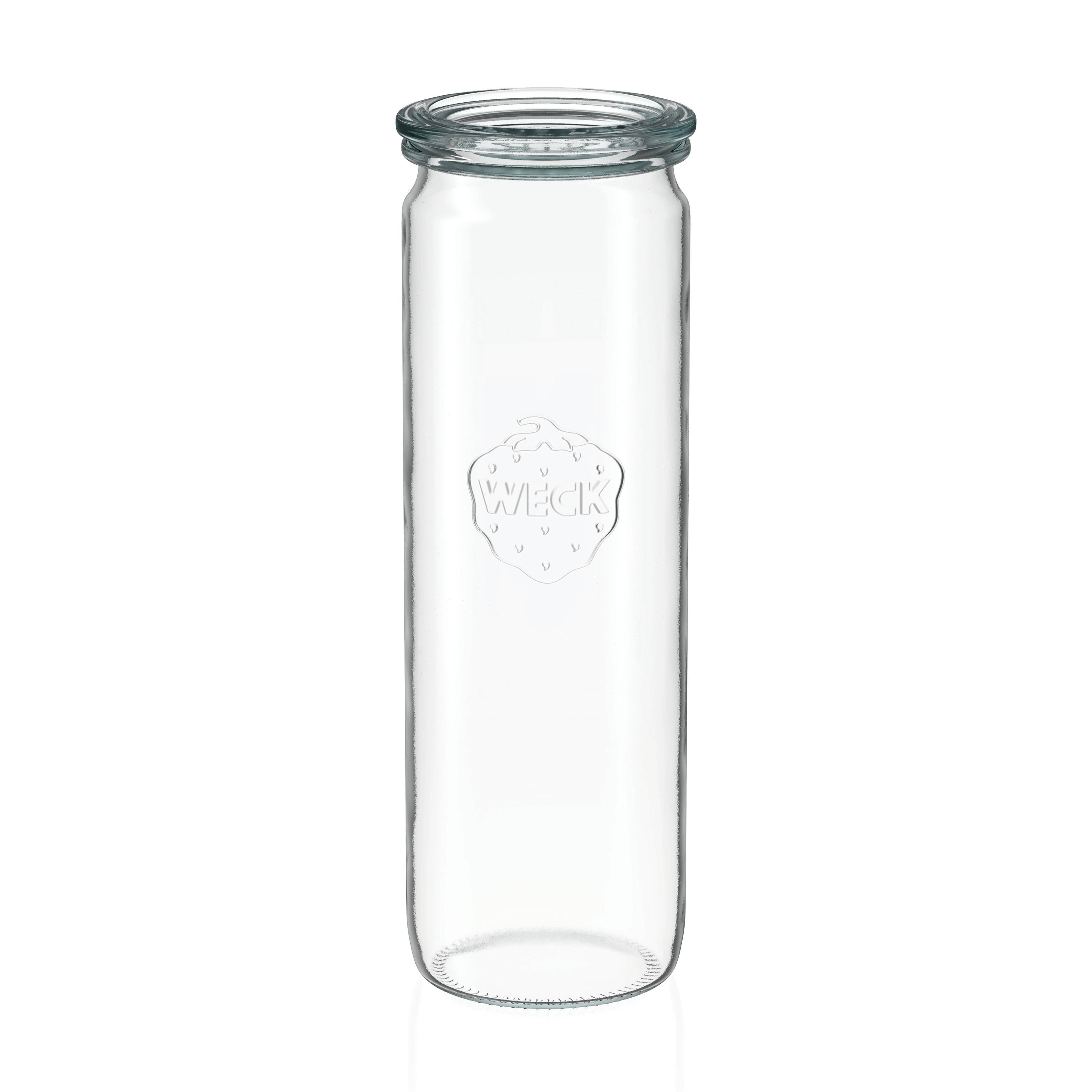 Weck - Zylinderglas mit Deckel, 600 ml, 905, 6 Stück