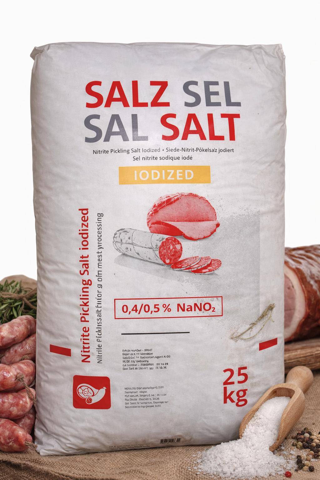 K+S - Nitritsalz / Pökelsalz, 25 kg Sack K+S - Nitritsalz / Pökelsalz, 25 kg Sack