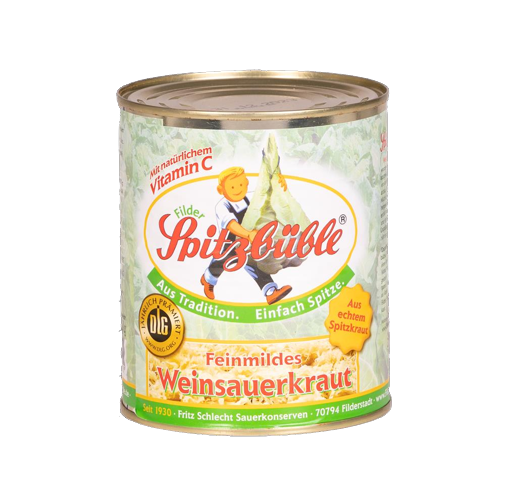 Filder - Weinsauerkraut "Spitzbüble", 6 x 770 g Dose Filder - Weinsauerkraut "Spitzbüble", 6 x 770 g Dose
