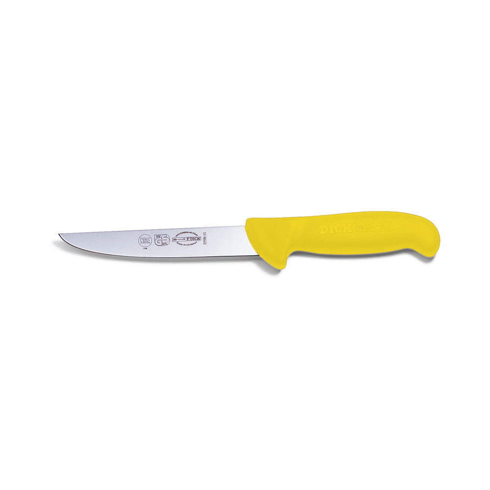 F. DICK - ErgoGrip Ausbeinmesser, breit, 15 cm, gelb, 8225915-02 F. DICK - ErgoGrip Ausbeinmesser, breit, 15 cm, gelb, 8225915-02