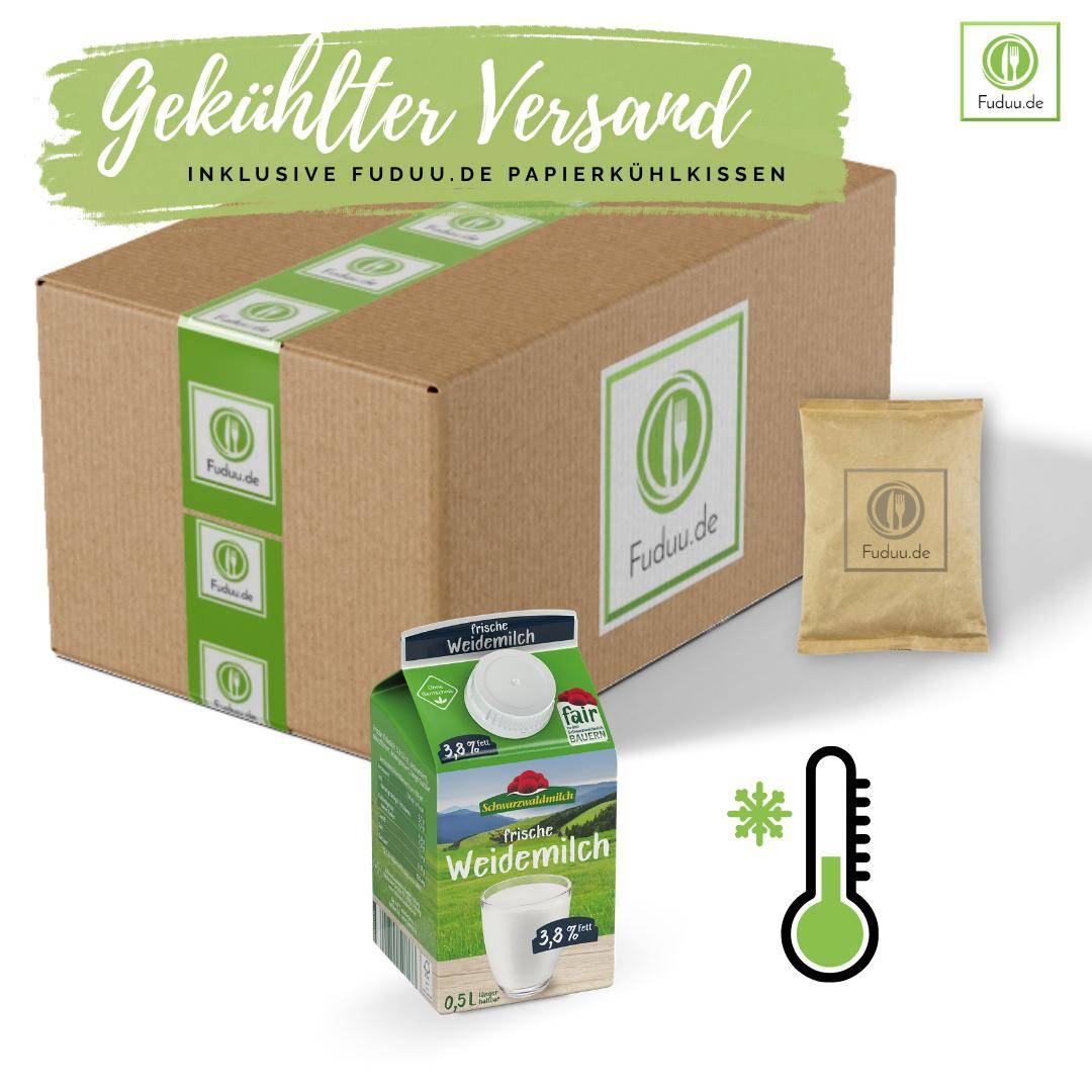 Schwarzwaldmilch - frische Weidemilch 3,8%, 12 x 0,5 Liter