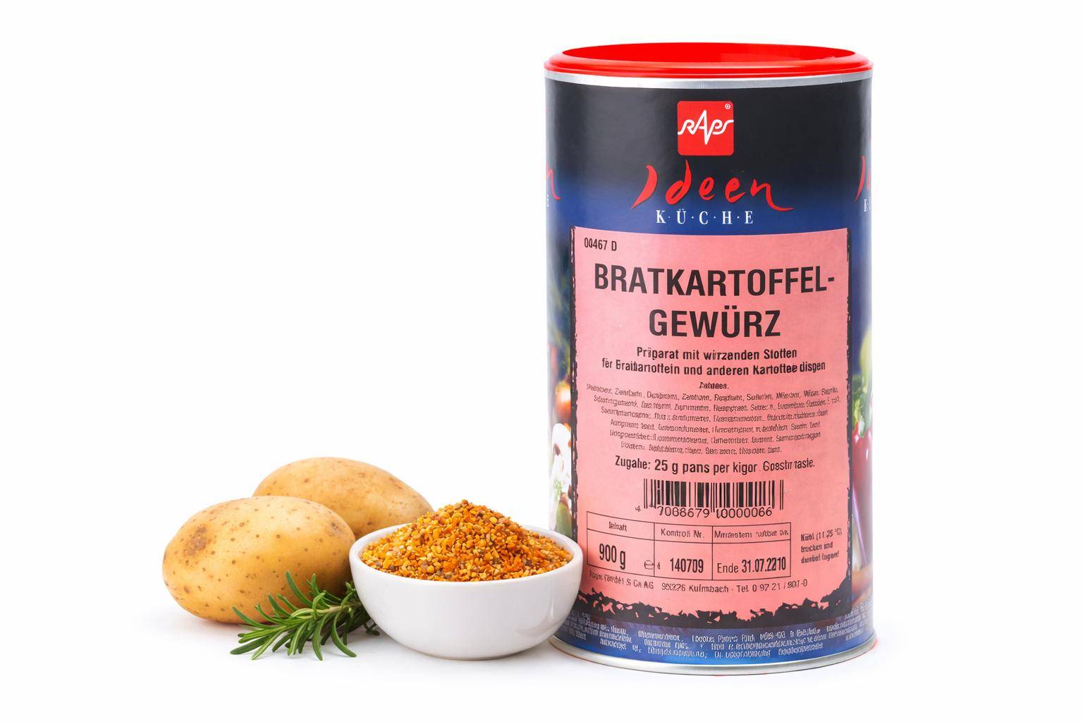 Raps - Bratkartoffelwürzung, 900 g Dose Raps - Bratkartoffelwürzung, 900 g Dose