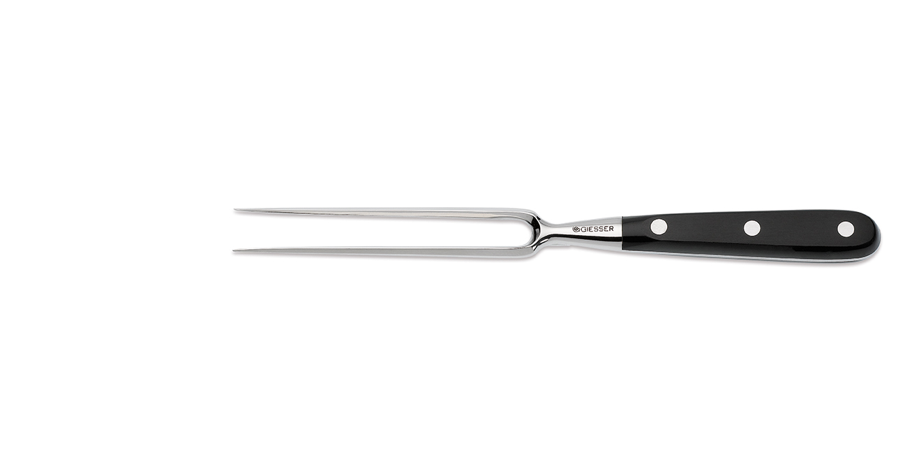 Giesser - Krückengabel gerade Zinken, schwarz, 15 cm, 9410 p 15