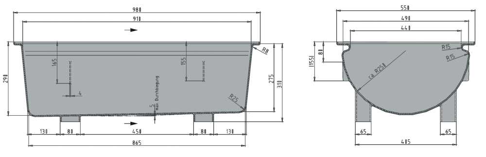 Fuduu.de - Kunststoff Mengmulde, 100 Liter Fuduu.de - Kunststoff Mengmulde, 100 Liter