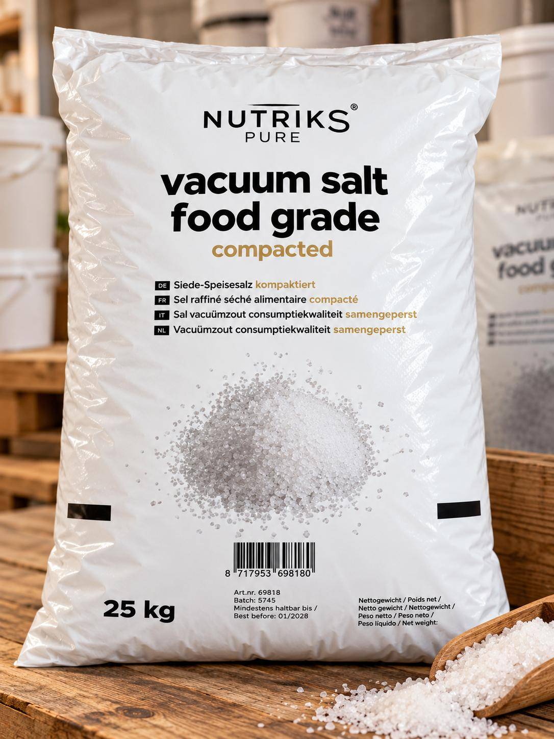 K+S -NUTRIKS Prime Brezelsalz, 3-1 mm, 25 kg Sack