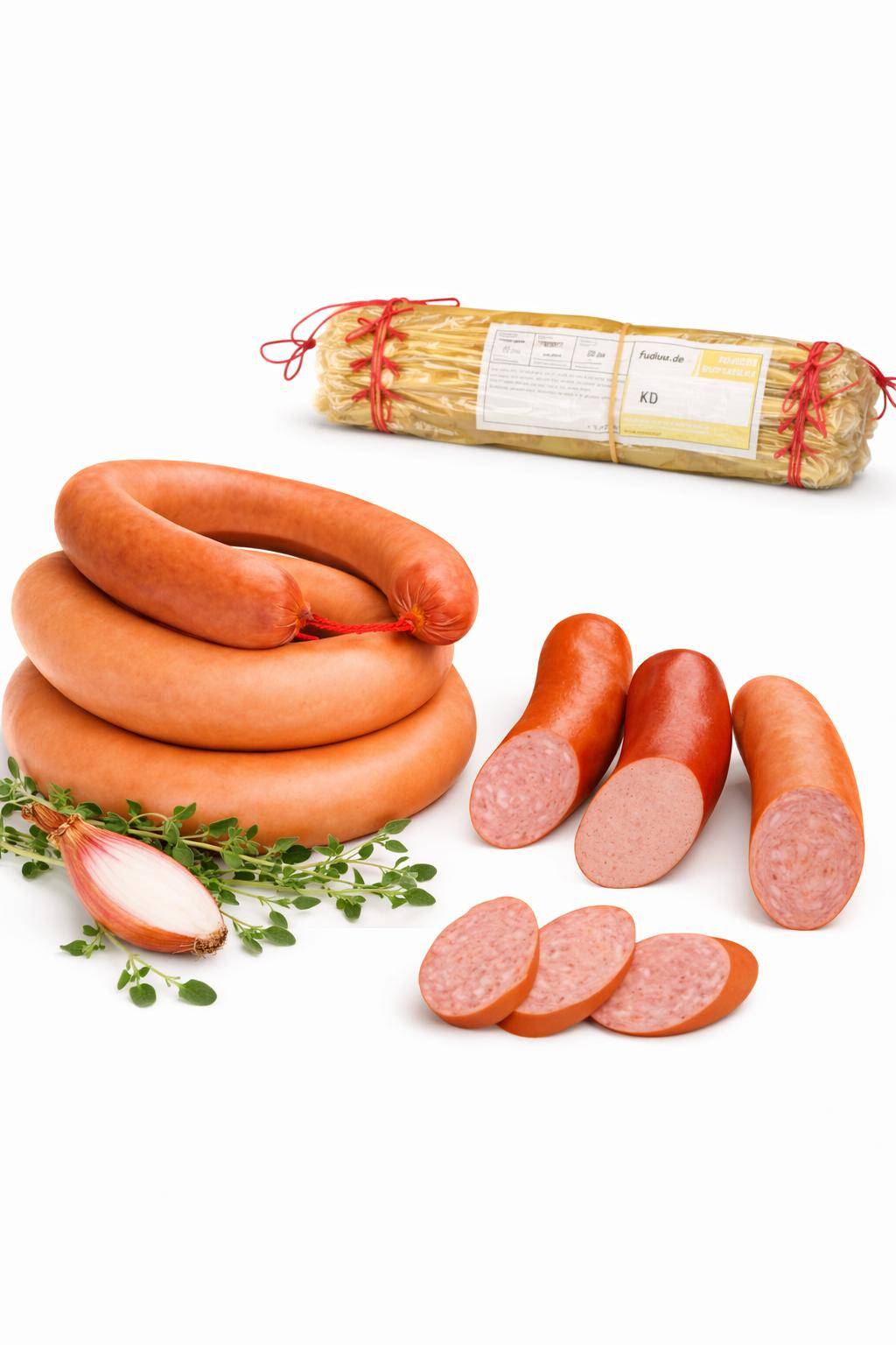 Fuduu.de - Kranzdarm, rot abgebunden, Kaliber 43/50 cm, 1 Bund