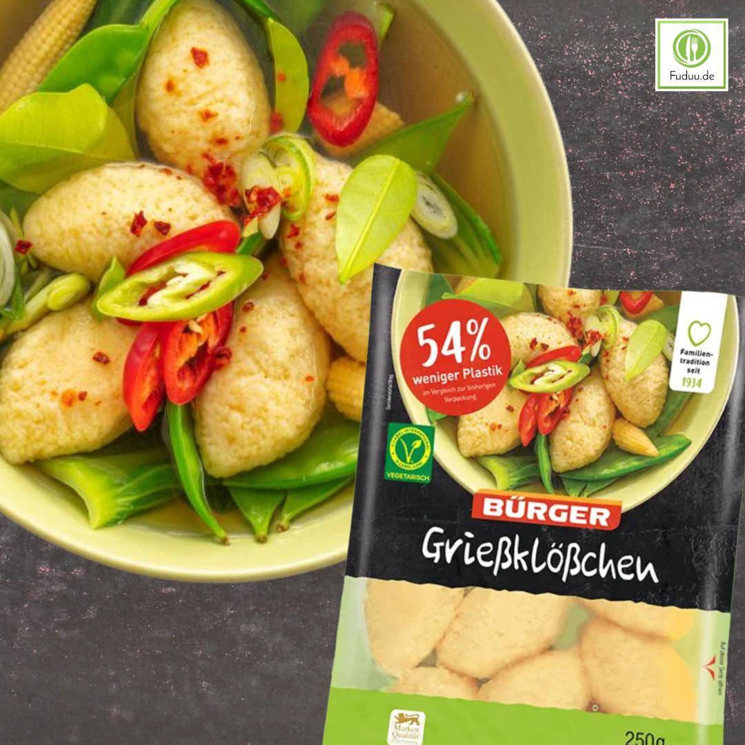 Bürger - Grießklößchen, 250 g Beutel
