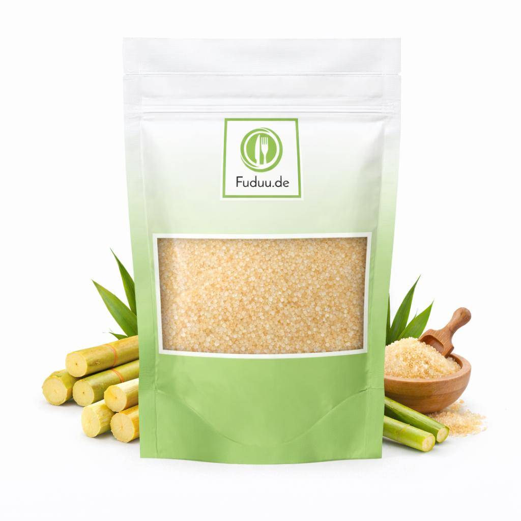 Fuduu.de - Rohrzucker, 1 kg Beutel Fuduu.de - Rohrzucker, 1 kg Beutel