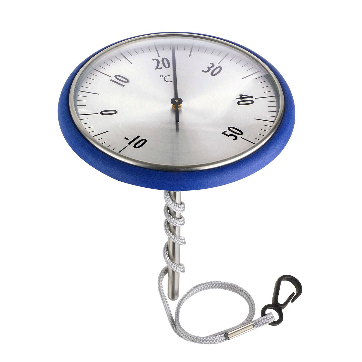 TFA - Analoges Poolthermometer, silber-blau TFA - Analoges Poolthermometer, silber-blau