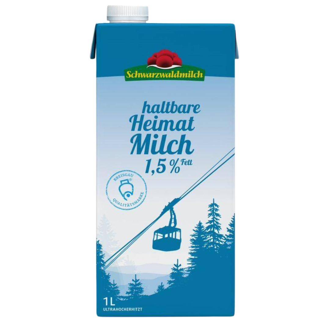 Schwarzwaldmilch - Heimat H-Milch 1,5%, fettarm, 12 x 1 Liter