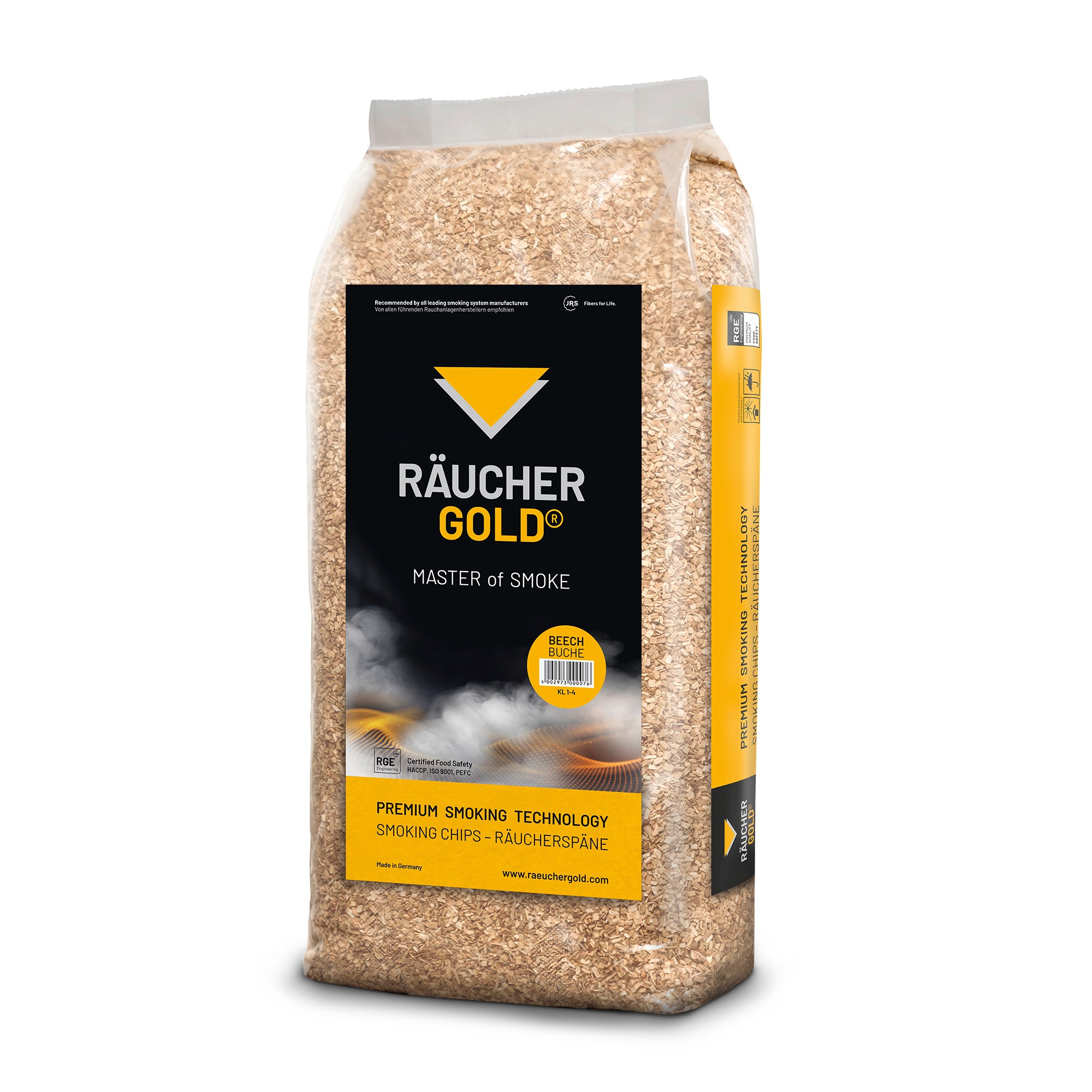 Räuchergold - Räucherspäne, KL 1/4, 15 kg Sack