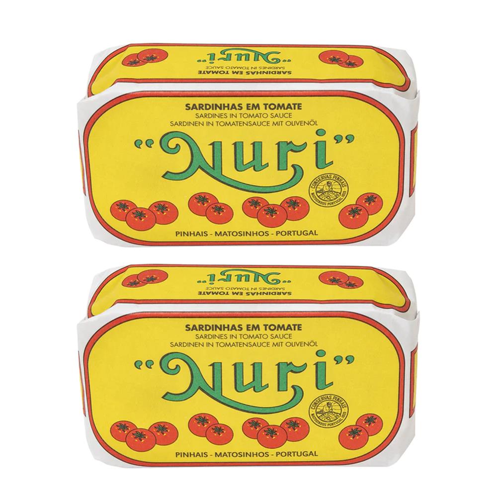 Nuri - Sardinen in Tomatensauce mit Olivenöl, 2 x 90 g Dose Nuri - Sardinen in Tomatensauce mit Olivenöl, 2 x 90 g Dose