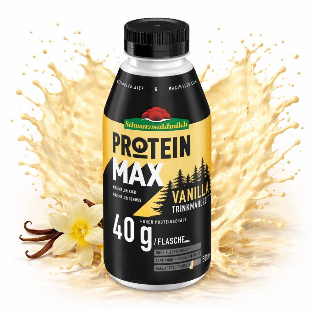 Schwarzwaldmilch - Protein Trinkmahlzeit Vanilla , 6 x 500 ml Schwarzwaldmilch - Protein Trinkmahlzeit Vanilla , 6 x 500 ml