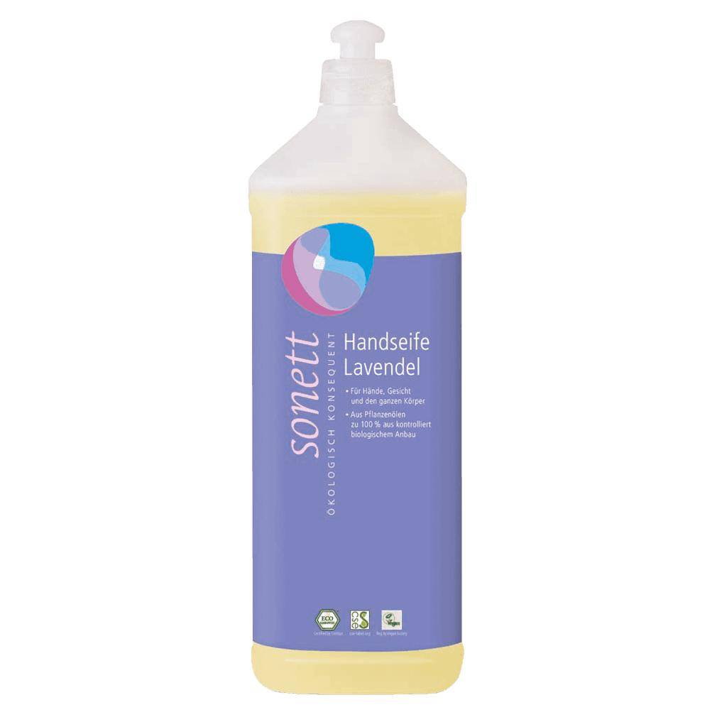 Sonett - Handseife Lavendel, 1 l Flasche Sonett - Handseife Lavendel, 1 l Flasche