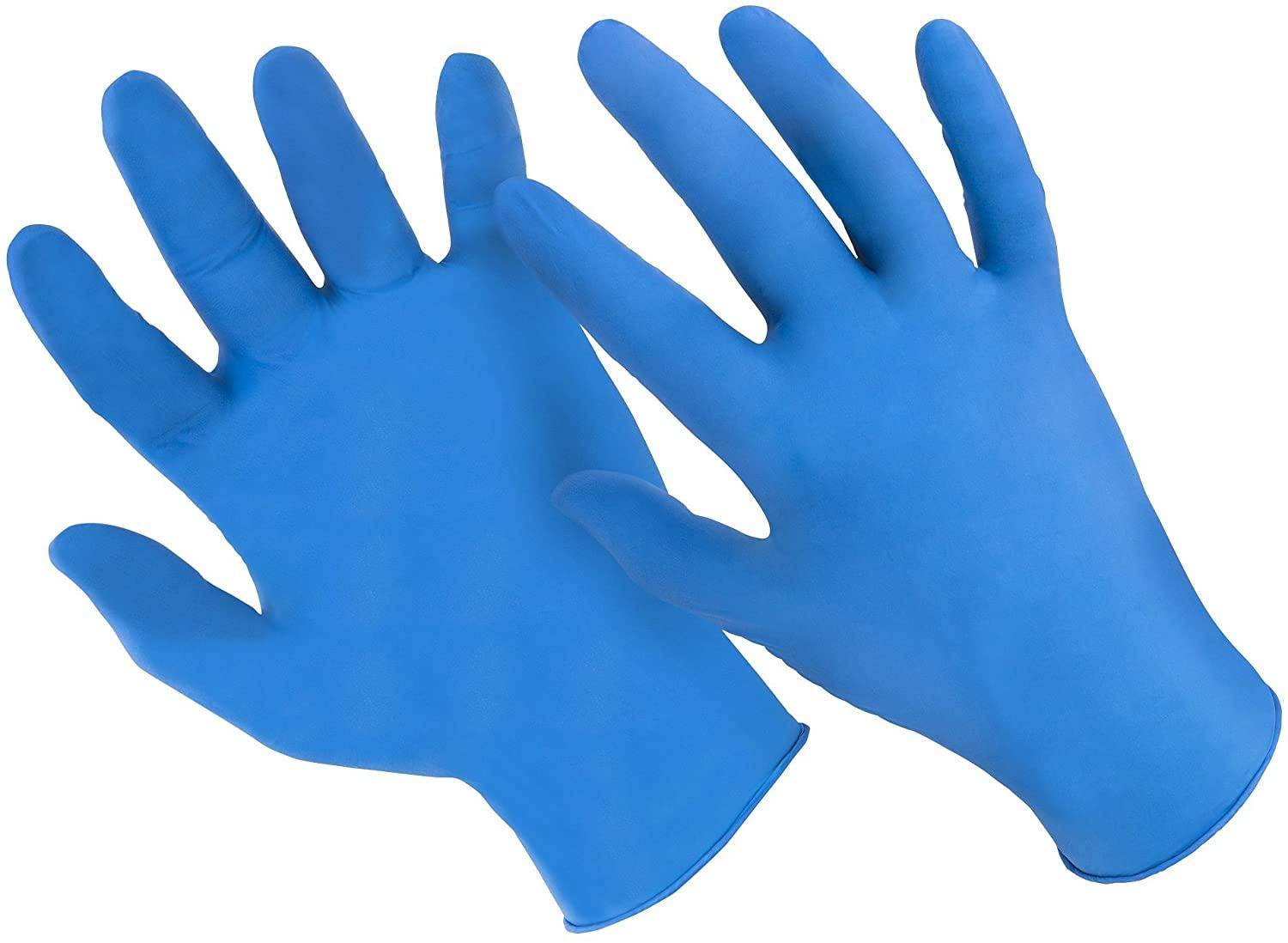 OK ecoline - Nitril Handschuhe, blau, 100 Stück