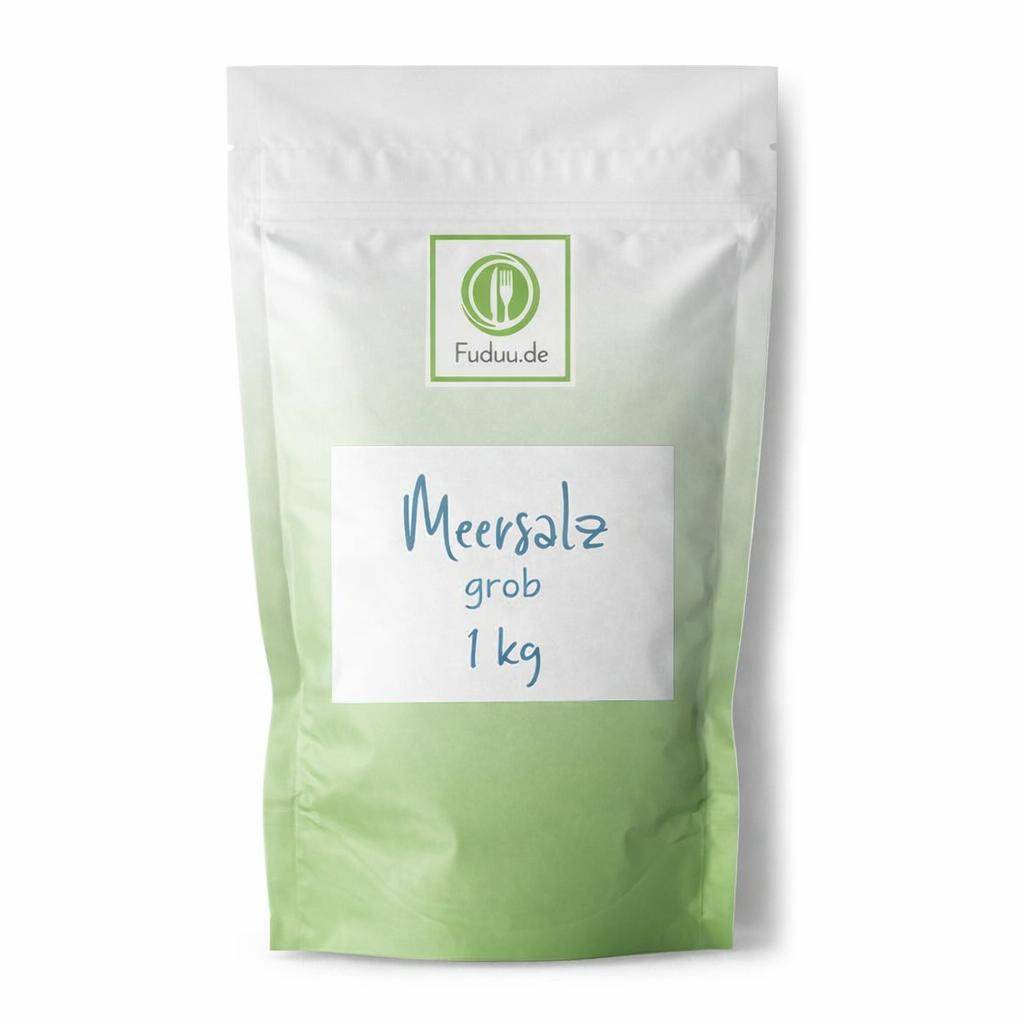 Fuduu.de - Meersalz, grob, 1 kg Beutel Fuduu.de - Meersalz, grob, 1 kg Beutel