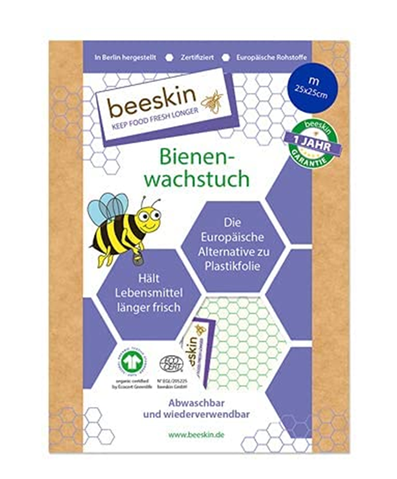 beeskin - Bienenwachstuch medium, 1 Stück beeskin - Bienenwachstuch medium, 1 Stück