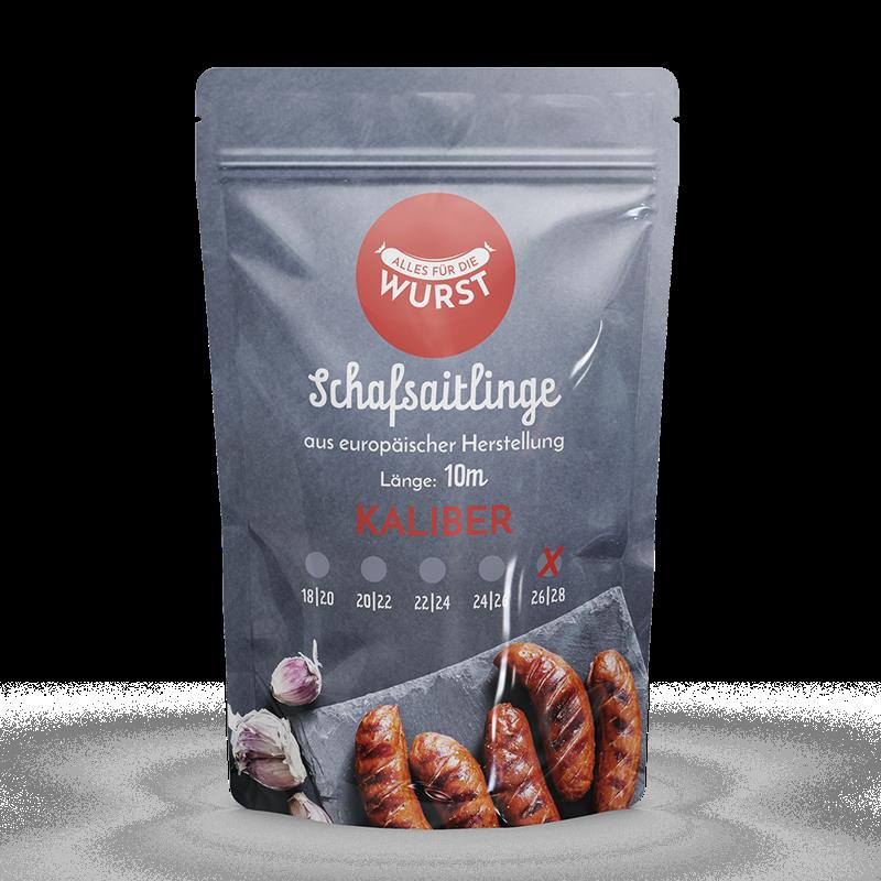 Alles für die Wurst - Irische Schafsaitlinge, 26 | 28 mm, 10 Meter