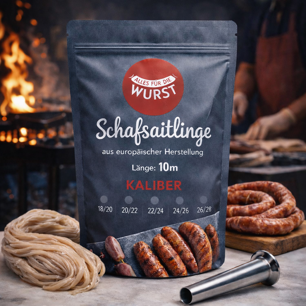 Alles für die Wurst - Irische Schafsaitlinge, 22 | 24 mm, 10 Meter