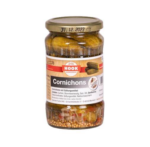 Hook - Cornichons, 6 x 180 g Glas