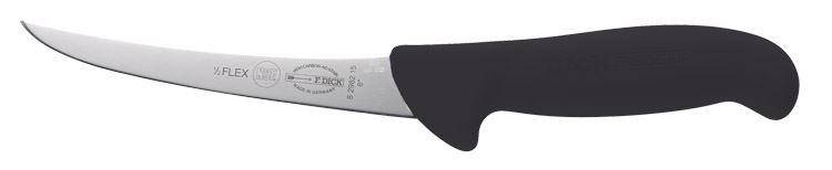 F. DICK - ErgoGrip Ausbeinmesser, geschweifte Klinge, semi-flexibel, 15 cm, schwarz, 82982151-01