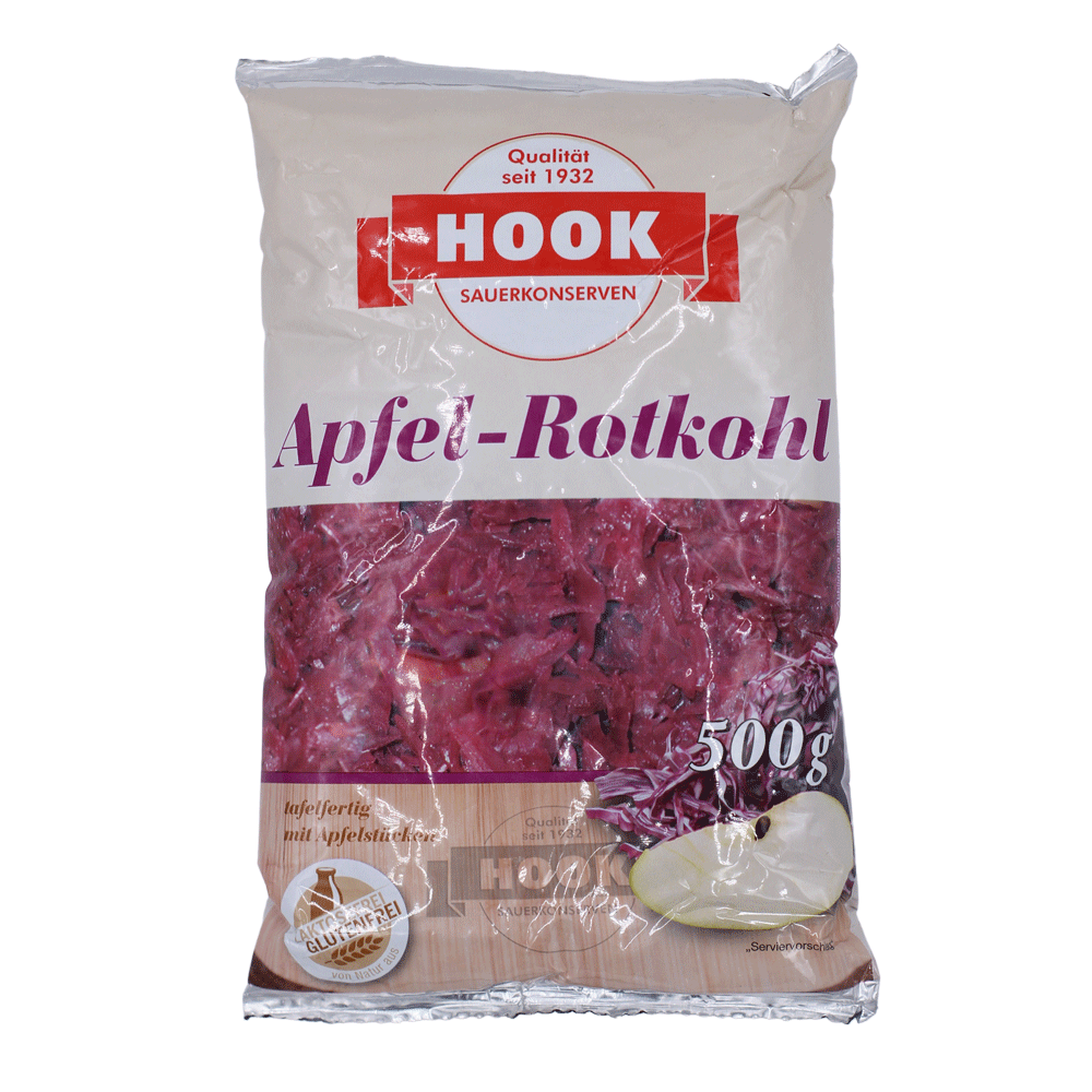 Hook - Apfelrotkohl, 5 x 500 g Beutel Hook - Apfelrotkohl, 5 x 500 g Beutel