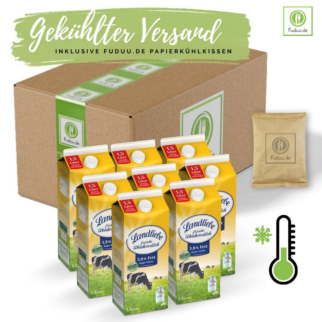 Landliebe - frische Weidemilch 3,8%, 8 x 1,5 Liter Landliebe - frische Weidemilch 3,8%, 8 x 1,5 Liter