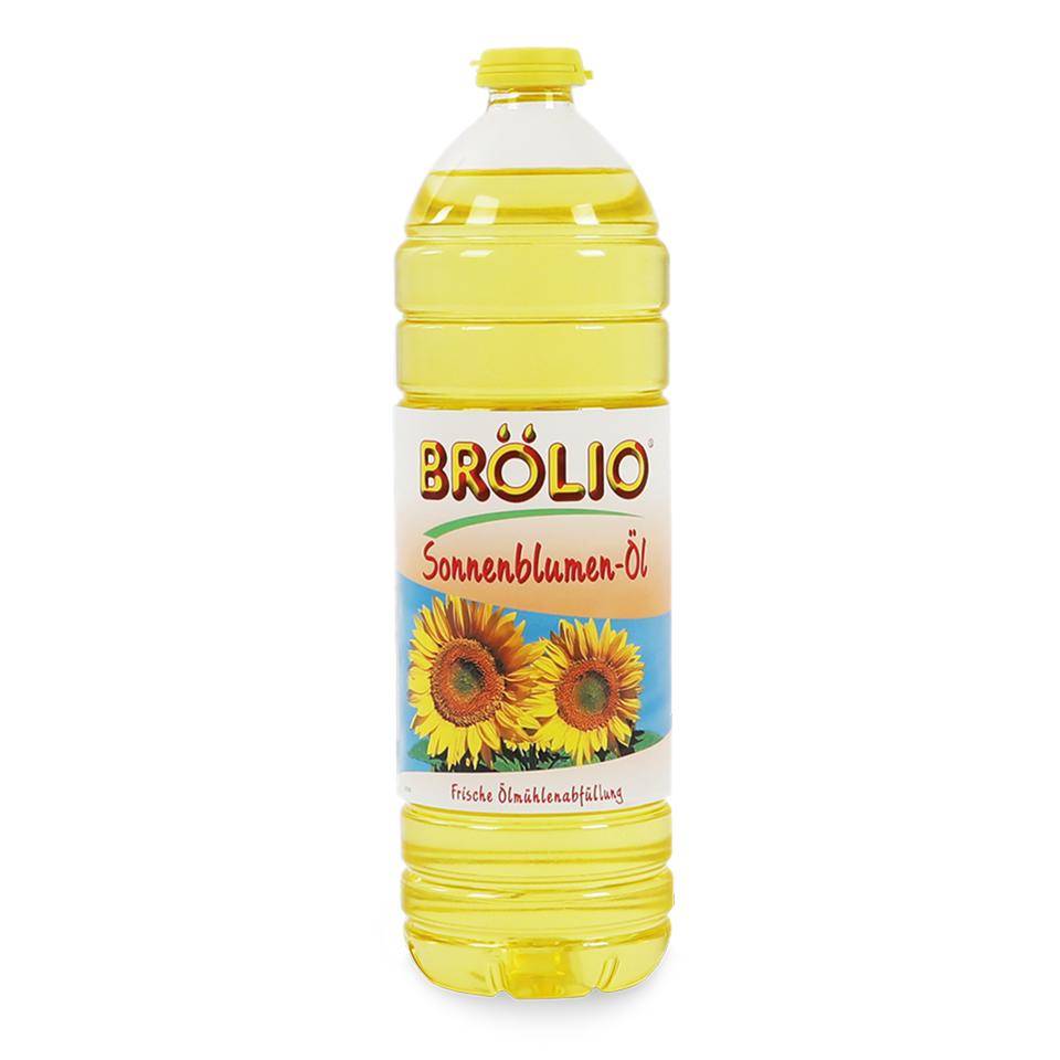 Brölio - Sonnenblumenöl, 1 Liter PET-Flasche