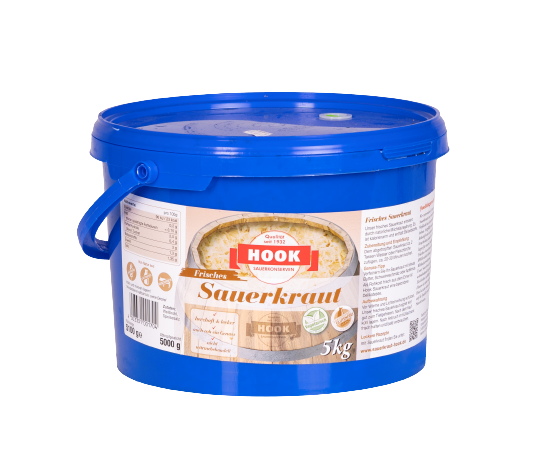 Hook - Frisches Sauerkraut, 5 kg Eimer Hook - Frisches Sauerkraut, 5 kg Eimer