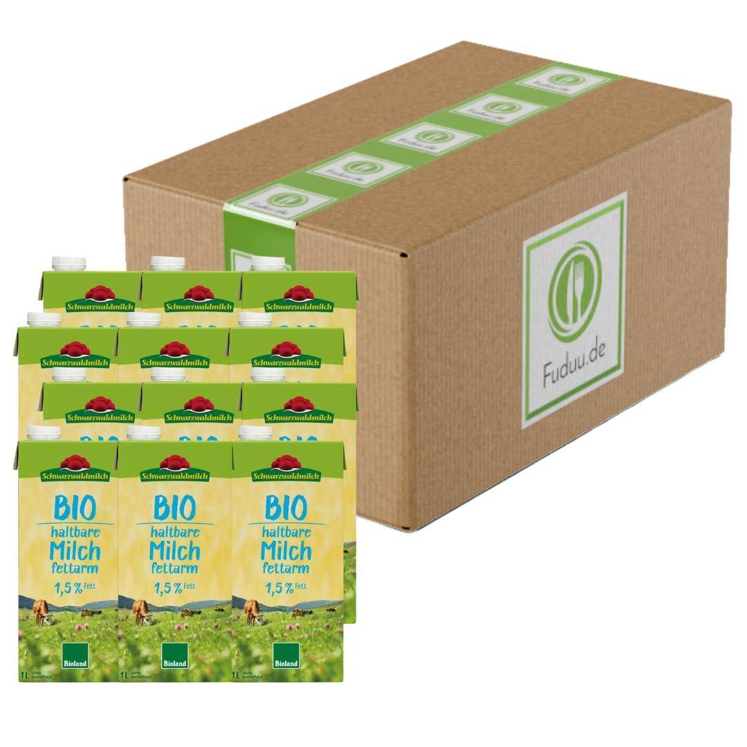 Schwarzwaldmilch Bioland - H-Milch 1,5%, fettarm, 12 x 1 Liter