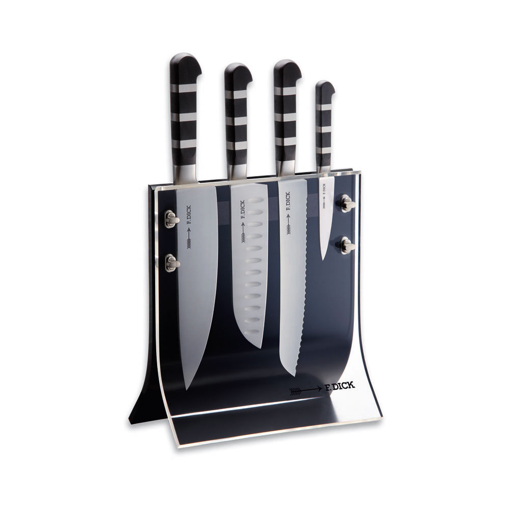 F. DICK - 1905 Messerblock "4 Knives", 4-tlg., schwarz, 8197200 F. DICK - 1905 Messerblock "4 Knives", 4-tlg., schwarz, 8197200