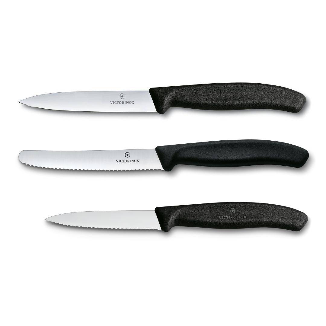 Victorinox - Küchenmesser Gemüsemesser-Set, 6.7113.34 schwarz - AUSGELISTET Victorinox - Küchenmesser Gemüsemesser-Set, 6.7113.34 schwarz - AUSGELISTET