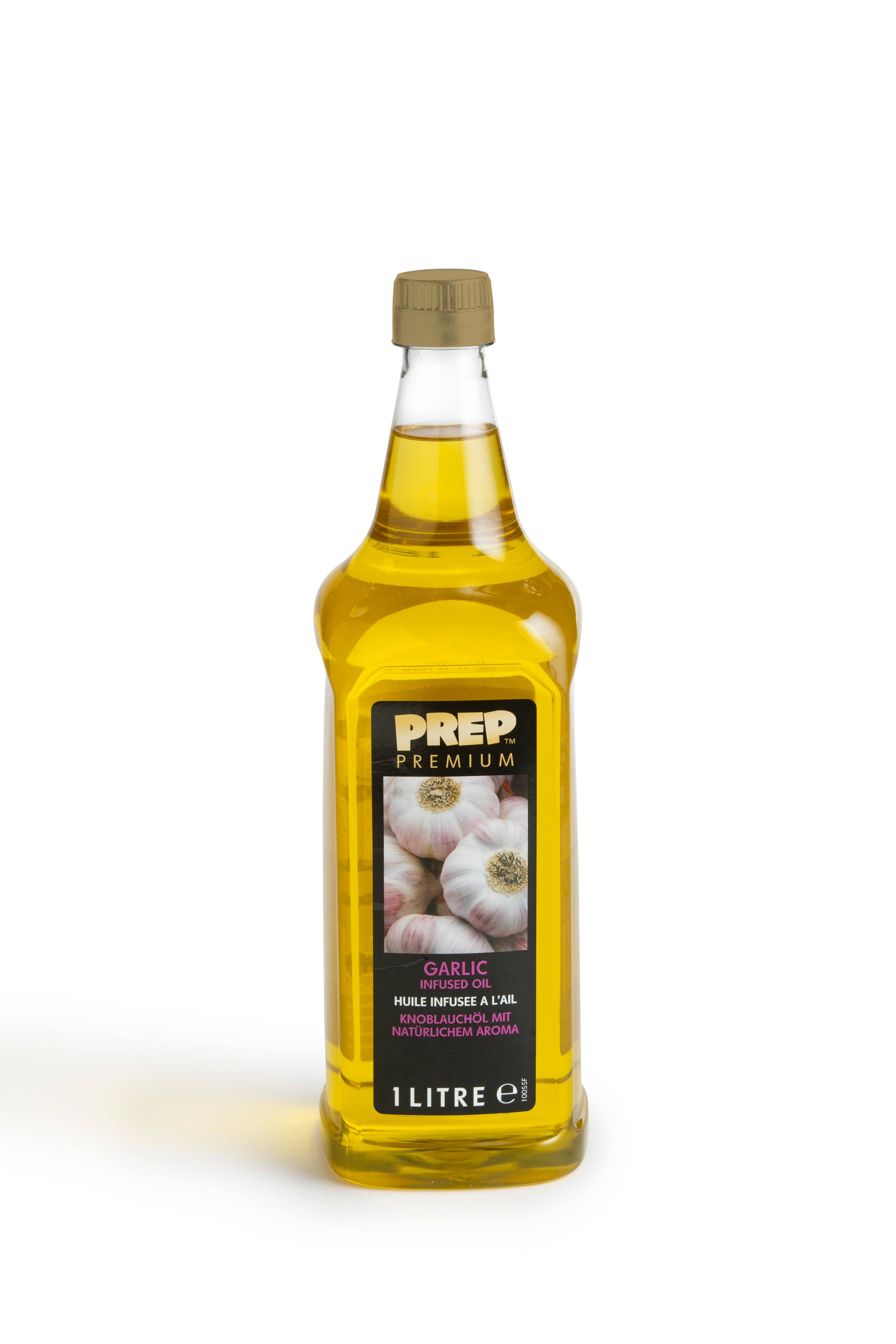 PREP Premium Spezialöle - Knoblauchöl, 1 l Flasche