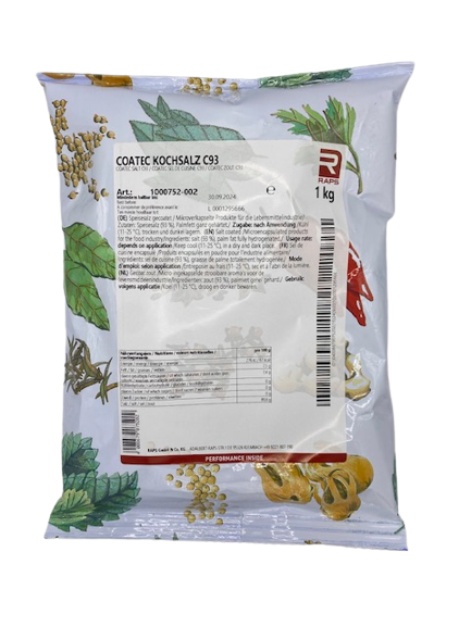 Raps - CT Kochsalz C93, verkapselt, 1 kg Beutel Raps - CT Kochsalz C93, verkapselt, 1 kg Beutel