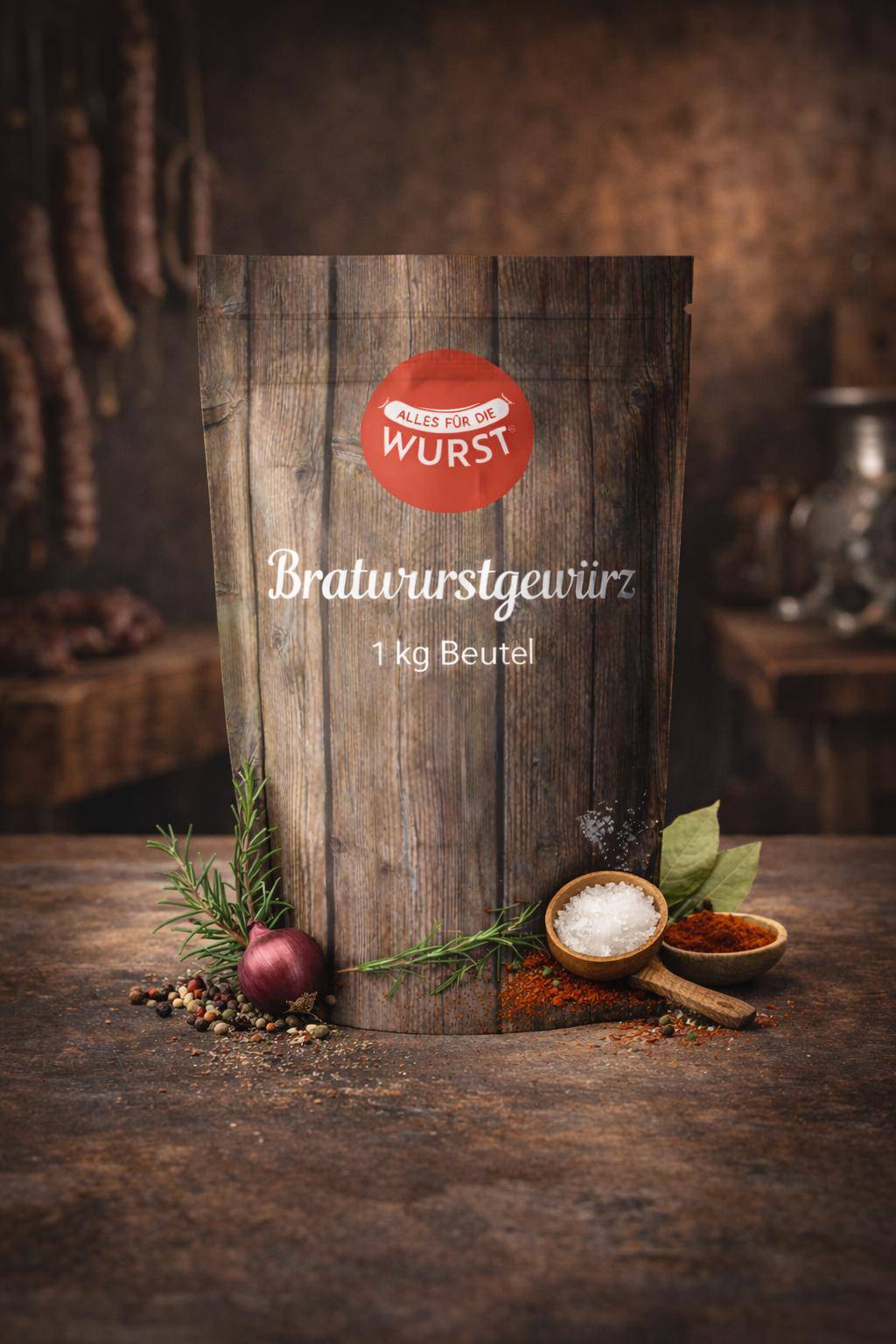 Alles für die Wurst - Bratwurstgewürz, 125 g Beutel Alles für die Wurst - Bratwurstgewürz, 125 g Beutel