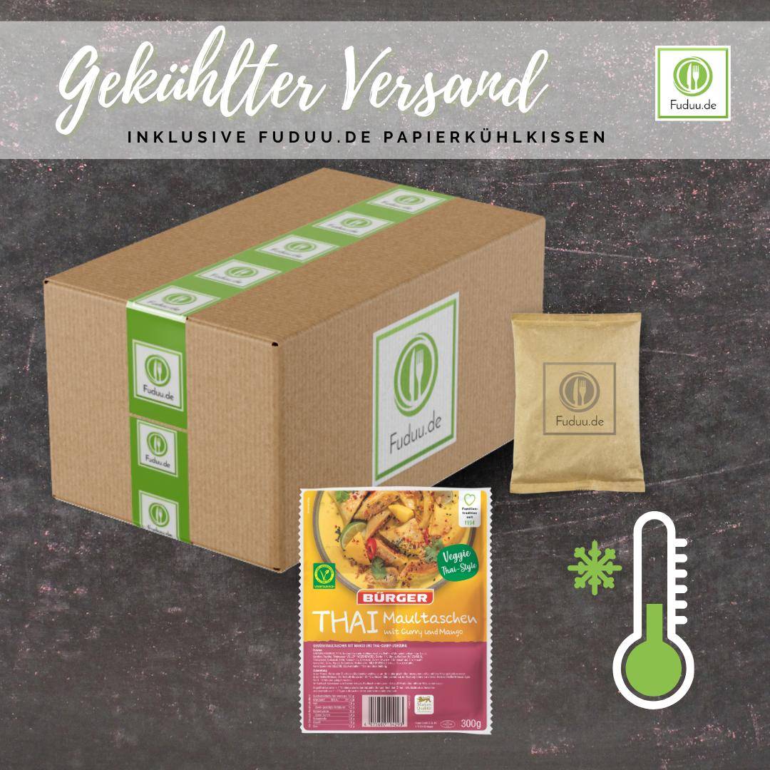 Bürger - THAI Maultaschen mit Curry und Mango, 300 g Beutel