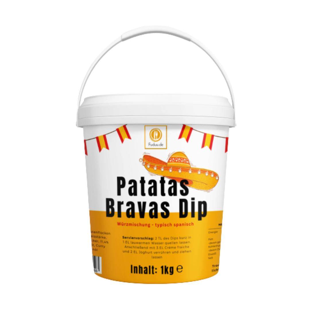 Fuduu.de - Patatas Bravas Dip - Würzmischung, 1 kg Eimer