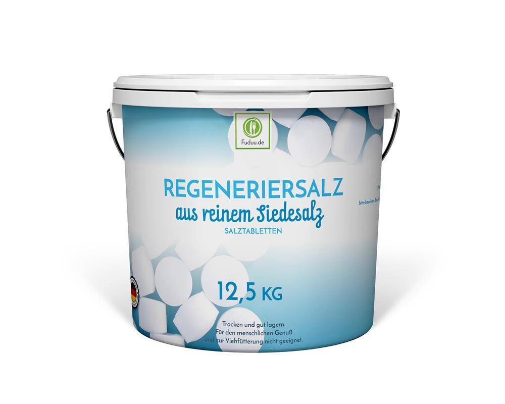 Fuduu.de - Regeneriersalz, Salztabletten, 12,5 kg Eimer