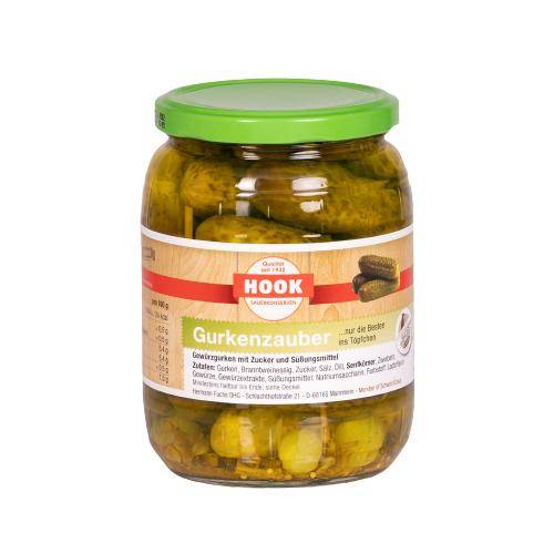 Hook - Gurkenzauber, 6 x 360 g Glas