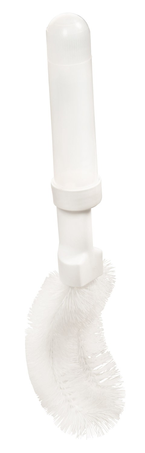 Haug - Urinalbürste mit Flüssigkeitsspender, weiß Haug - Urinalbürste mit Flüssigkeitsspender, weiß