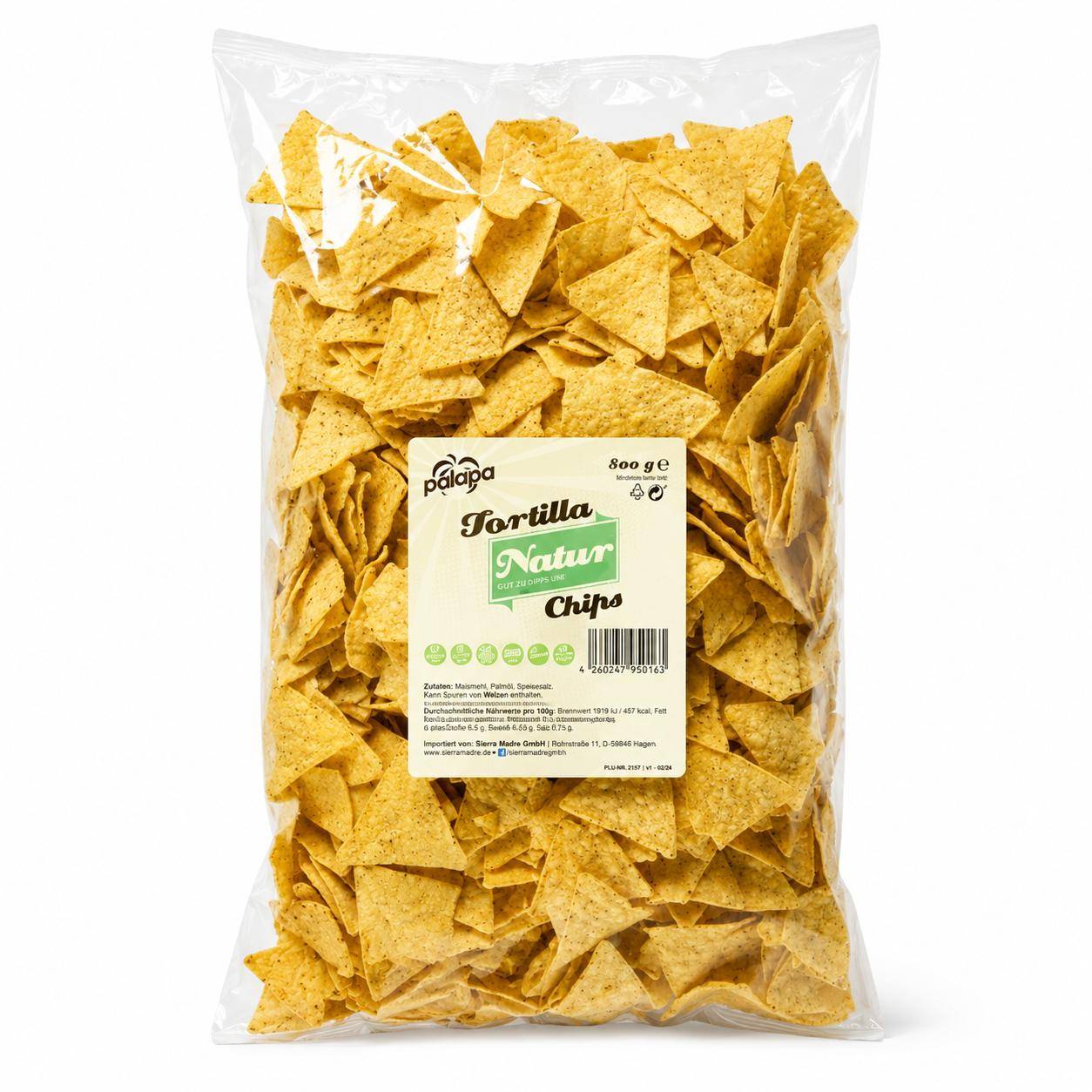 Palapa -Tortilla Chips Natur, 800 g Tüte