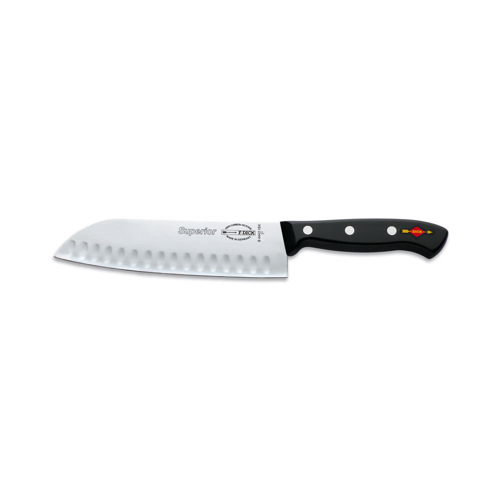 F. DICK - Superior Santoku, Kullenschliff, 18 cm, 8444218 F. DICK - Superior Santoku, Kullenschliff, 18 cm, 8444218