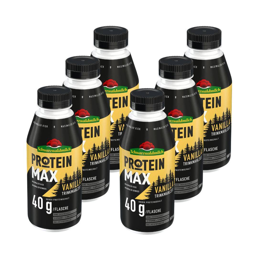 Schwarzwaldmilch - Protein Trinkmahlzeit Vanilla , 6 x 500 ml Schwarzwaldmilch - Protein Trinkmahlzeit Vanilla , 6 x 500 ml